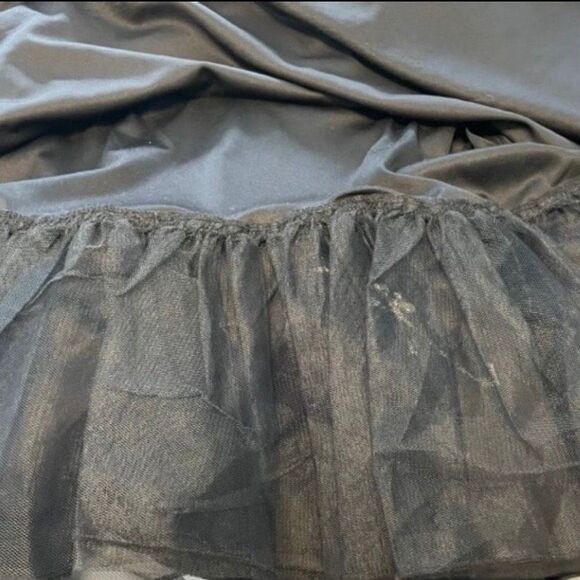 City Studio One Shoulder Mini Dress Black Asymmetrical A-Line Skater 13 - Picture 8 of 10